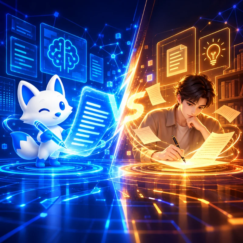 AI Writing vs Human Writing: What Makes Text Sound Human?