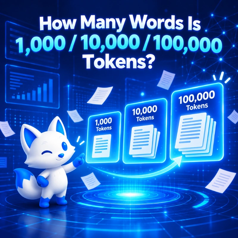 How Many Words Is 1,000 / 10,000 / 100,000 Tokens?